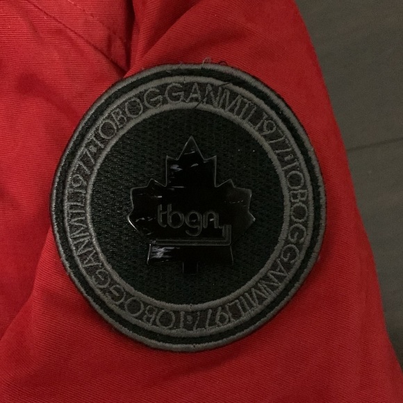 Toboggan Canada Red Bomber Jacket - Picture 2 of 3
